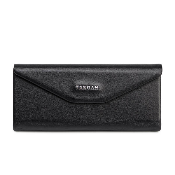 Siyah Hakiki Deri Unisex Gözlük Kılıfı - S1GK00001677-C59 - 4