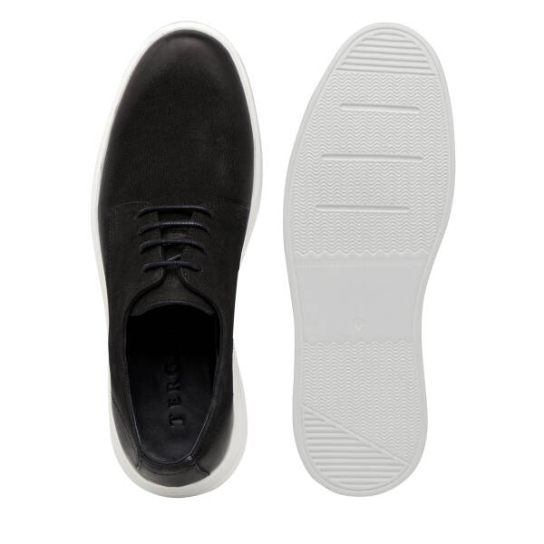 Siyah Hakiki Nubuk Deri Erkek Casual Ayakkabı - E26I1AY57614-A64 - 6