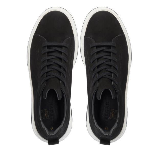 Siyah Hakiki Nubuk Deri Erkek Sneaker - E26I1AY57637-A64 - 5
