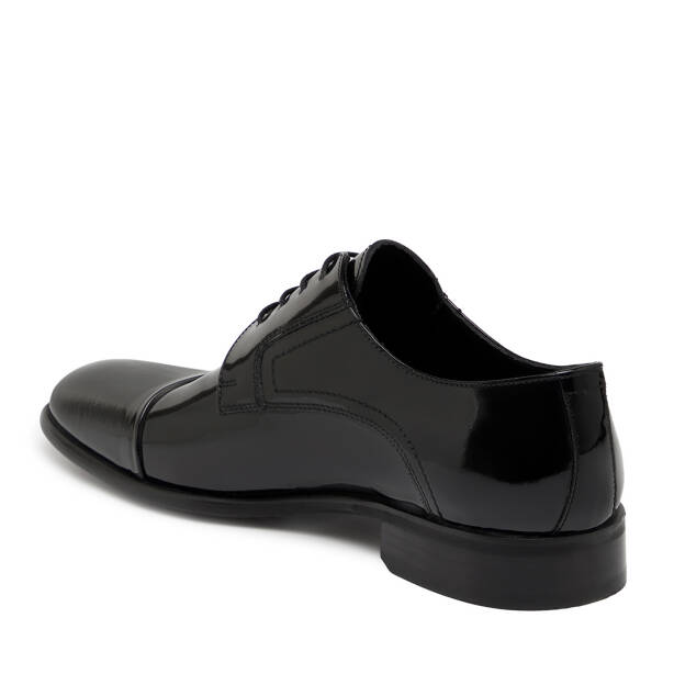 Siyah Hakiki Rugan Deri Erkek Klasik Ayakkabı - E25S1AY57691-A07 - 2