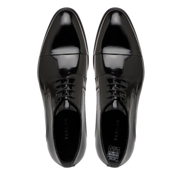 Siyah Hakiki Rugan Deri Erkek Klasik Ayakkabı - E25S1AY57691-A07 - 5