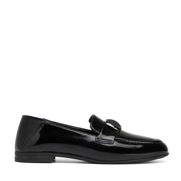Siyah Hakiki Rugan Deri Kadın Loafer - K26S1AY68882-A07 - 1