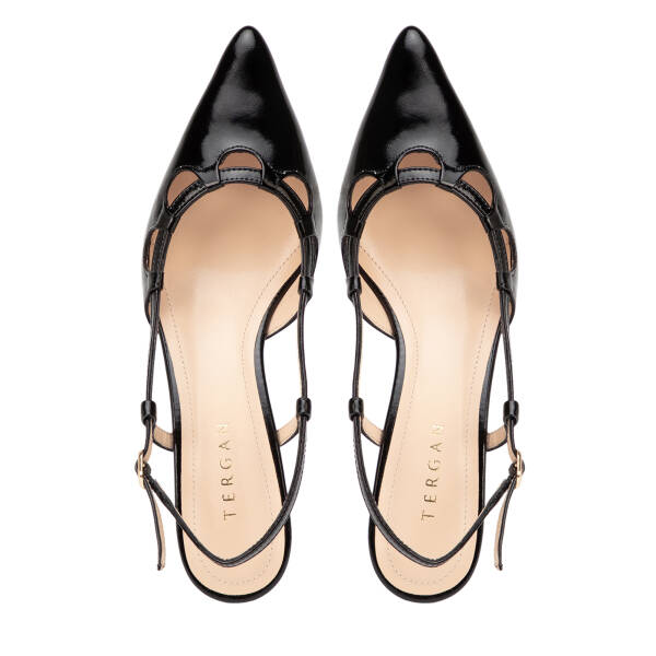 Siyah Hakiki Rugan Deri Kadın Stiletto - K26Y1AY68394-A07 - 5