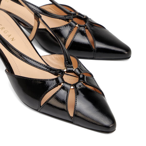 Siyah Hakiki Rugan Deri Kadın Stiletto - K26Y1AY68396-A07 - 3