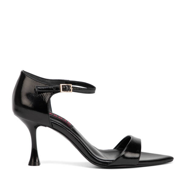 Siyah Hakiki Rugan Deri Kadın Stiletto - K26Y1AY68548-A07 