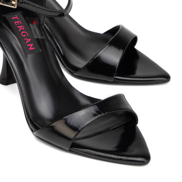 Siyah Hakiki Rugan Deri Kadın Stiletto - K26Y1AY68548-A07 - 3