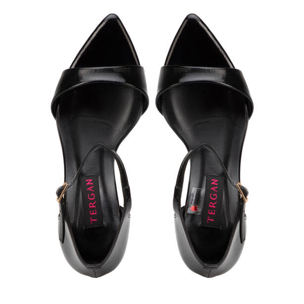 Siyah Hakiki Rugan Deri Kadın Stiletto - K26Y1AY68548-A07 - 5
