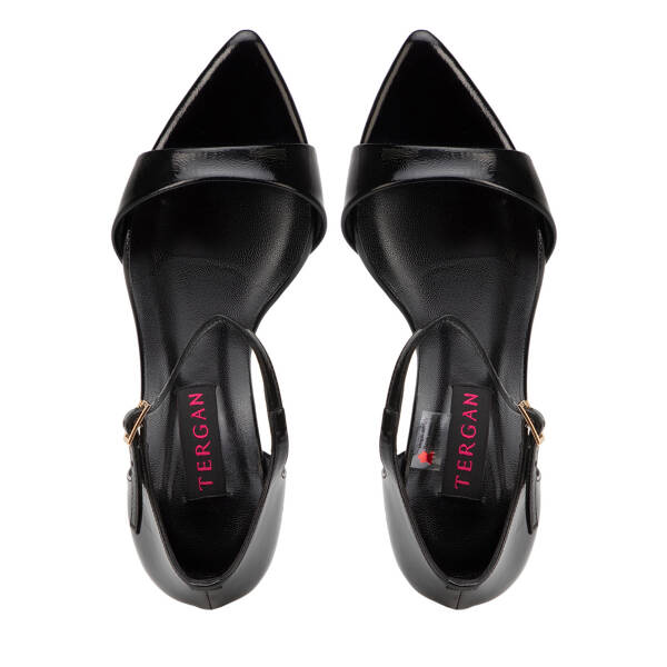 Siyah Hakiki Rugan Deri Kadın Stiletto - K26Y1AY68548-A07 - 5