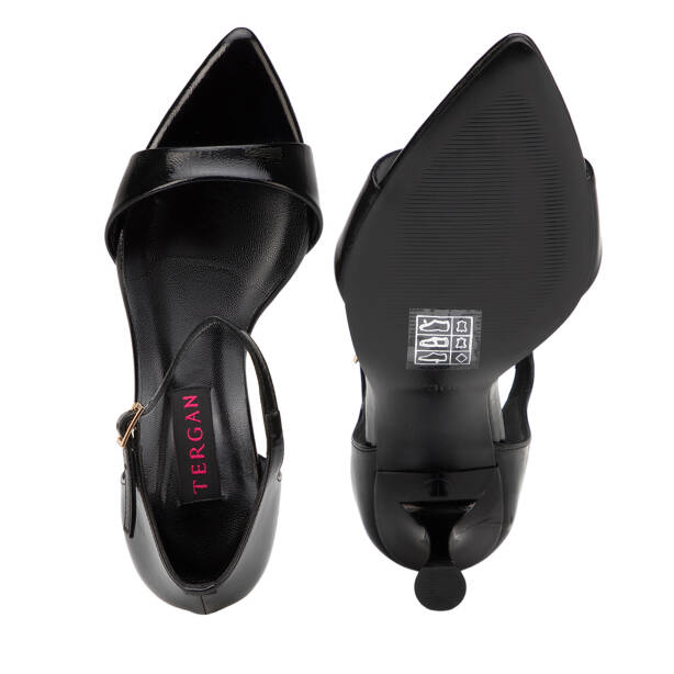 Siyah Hakiki Rugan Deri Kadın Stiletto - K26Y1AY68548-A07 - 6