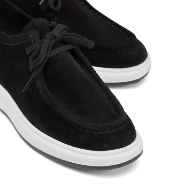 Siyah Hakiki Süet Deri Erkek Casual Ayakkabı - E26I1AY57693-A01 - 3