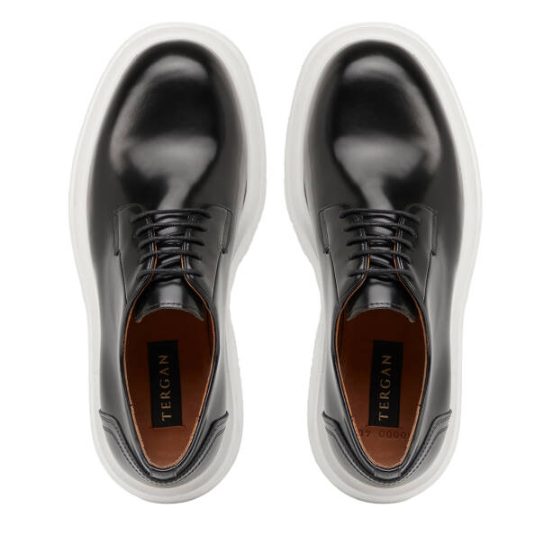 Siyah Hakiki Süet Deri Erkek Klasik Ayakkabı - E25I1AY57172-F44 - 5