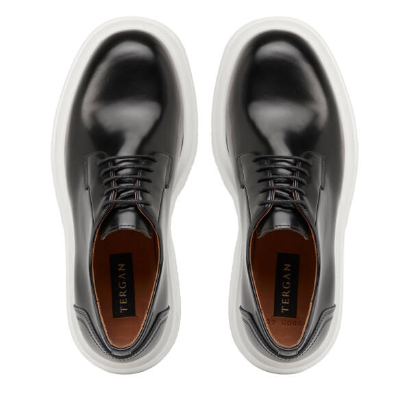 Siyah Hakiki Süet Deri Erkek Klasik Ayakkabı - E25I1AY57172-F44 - 5