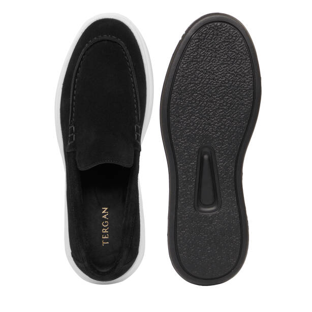 Siyah Hakiki Süet Deri Erkek Loafer - E26I1AY57694-A01 - 6
