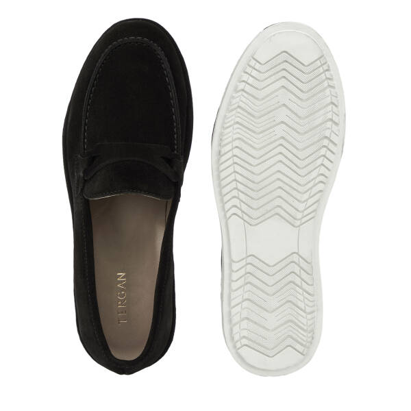 Siyah Hakiki Süet Deri Erkek Loafer - E26I1AY57701-A01 - 6