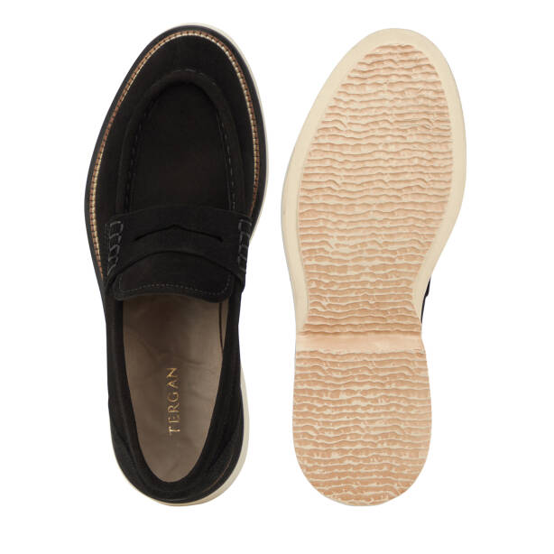 Siyah Hakiki Süet Deri Erkek Loafer - E26I1AY57703-A01 - 6