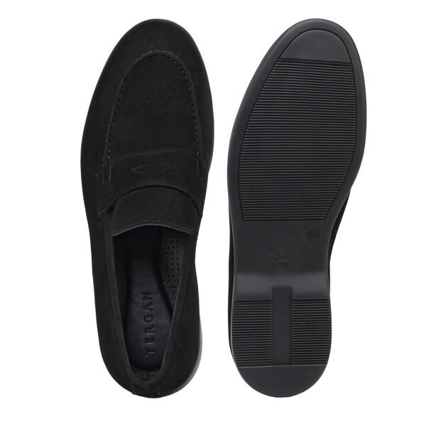 Siyah Hakiki Süet Deri Erkek Loafer - E26I1AY57715-A01 - 6