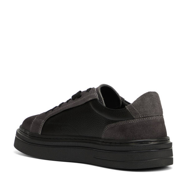 Siyah Hakiki Süet Deri Erkek Sneaker - E26I1AY57754-V2U - 4