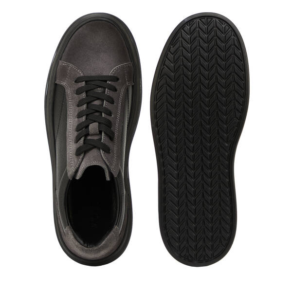 Siyah Hakiki Süet Deri Erkek Sneaker - E26I1AY57754-V2U - 6