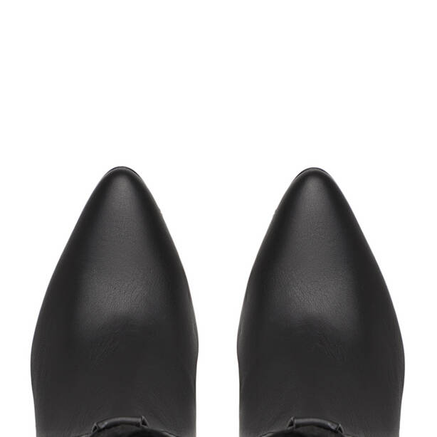 Siyah Hakiki Süet Deri Kadın Çizme - K26K1CM68717-F49 - 5