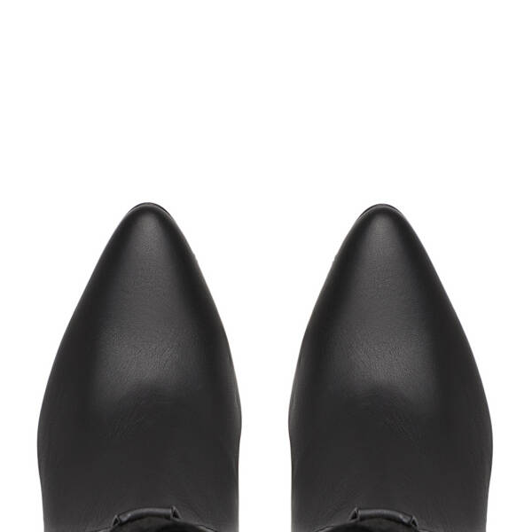 Siyah Hakiki Süet Deri Kadın Çizme - K26K1CM68717-F49 - 5