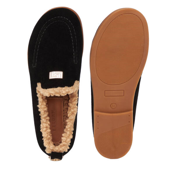 Siyah Hakiki Süet Deri Kadın Loafer - K26K1AY68833-A01 - 6