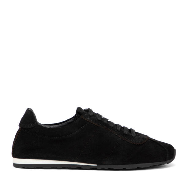 Siyah Hakiki Süet Deri Kadın Sneaker - K25I1AY68063-A01 - 1