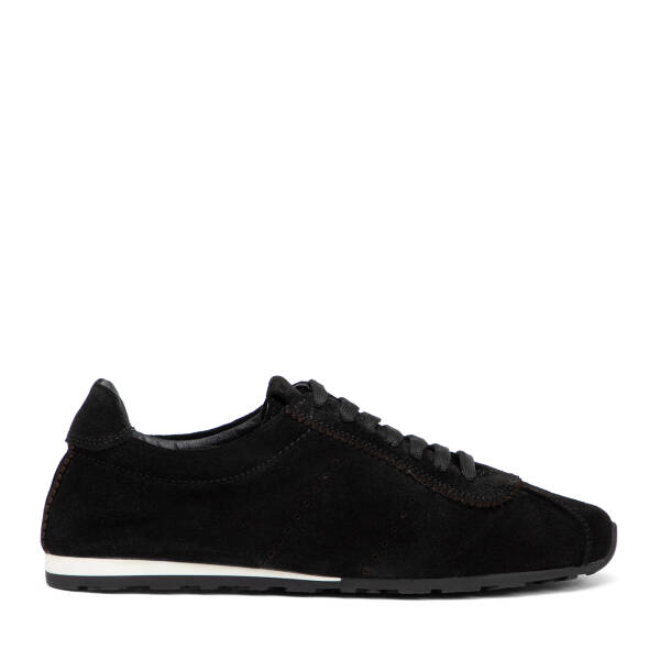 Siyah Hakiki Süet Deri Kadın Sneaker - K25I1AY68063-A01 - 1