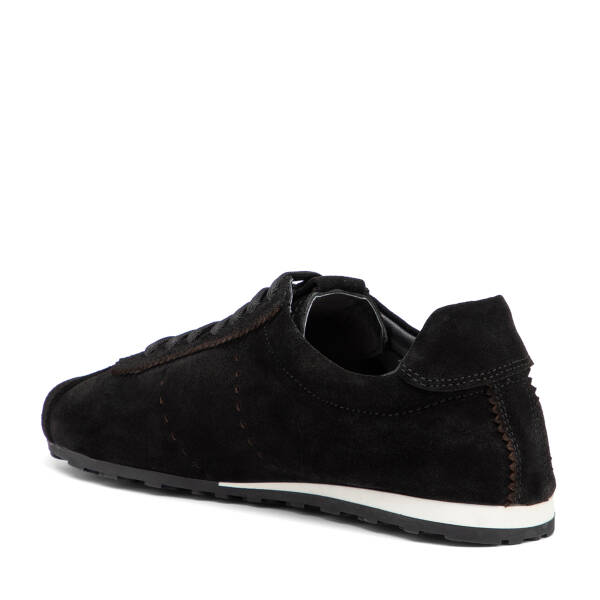 Siyah Hakiki Süet Deri Kadın Sneaker - K25I1AY68063-A01 - 4