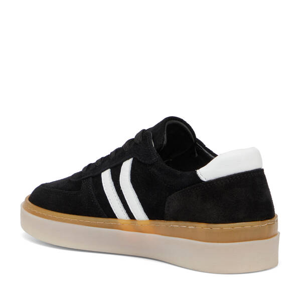 Siyah Hakiki Süet Deri Kadın Sneaker - K26I1AY68421-A01 - 4