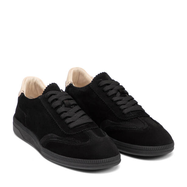 Siyah Hakiki Süet Deri Kadın Sneaker - K26I1AY68528-A01 - 2