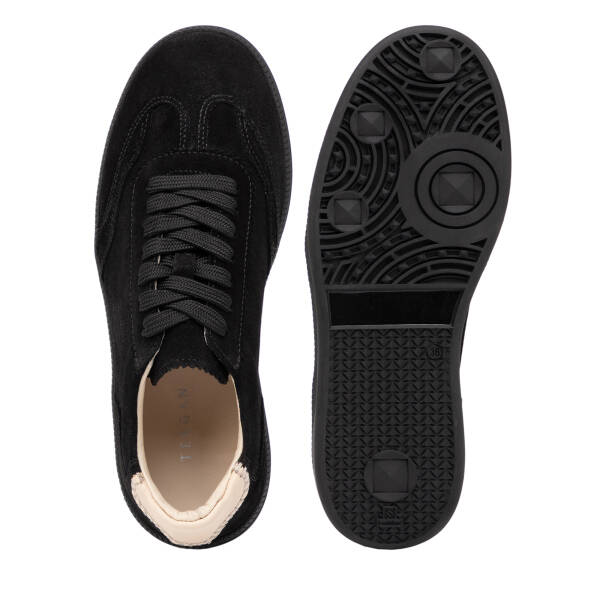 Siyah Hakiki Süet Deri Kadın Sneaker - K26I1AY68528-A01 - 6