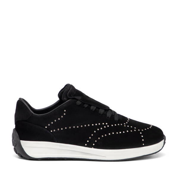 Siyah Hakiki Süet Deri Kadın Sneaker - K26I1AY68529-A01 - 1