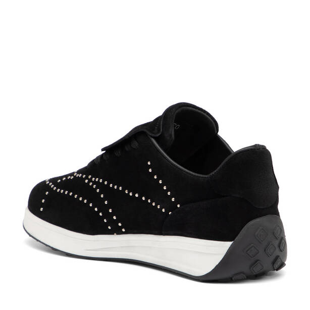 Siyah Hakiki Süet Deri Kadın Sneaker - K26I1AY68529-A01 - 4