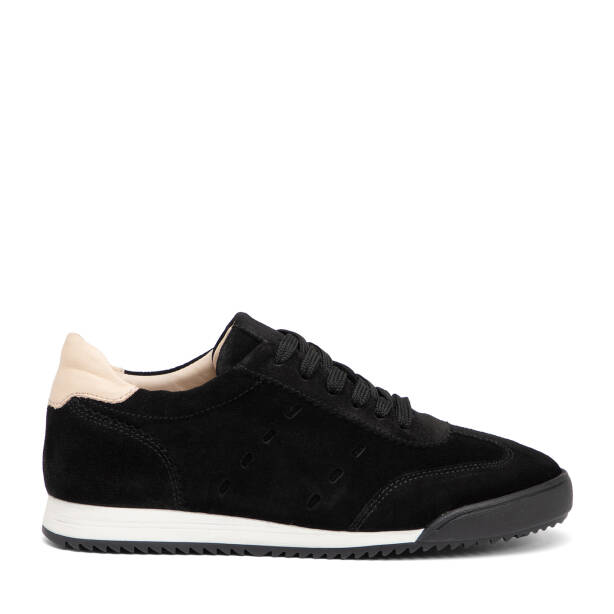 Siyah Hakiki Süet Deri Kadın Sneaker - K26I1AY68530-A01 