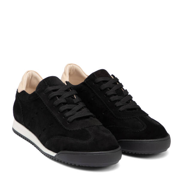 Siyah Hakiki Süet Deri Kadın Sneaker - K26I1AY68530-A01 - 2