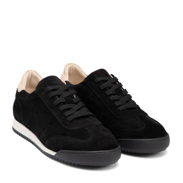 Siyah Hakiki Süet Deri Kadın Sneaker - K26I1AY68530-A01 - 2