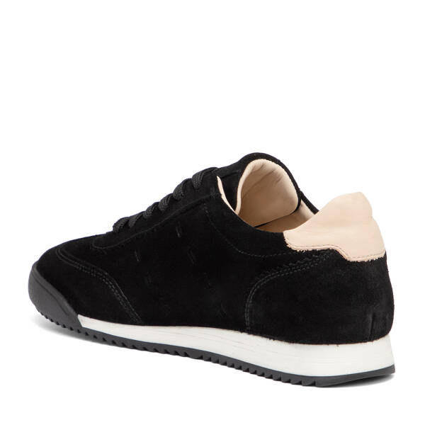 Siyah Hakiki Süet Deri Kadın Sneaker - K26I1AY68530-A01 - 4