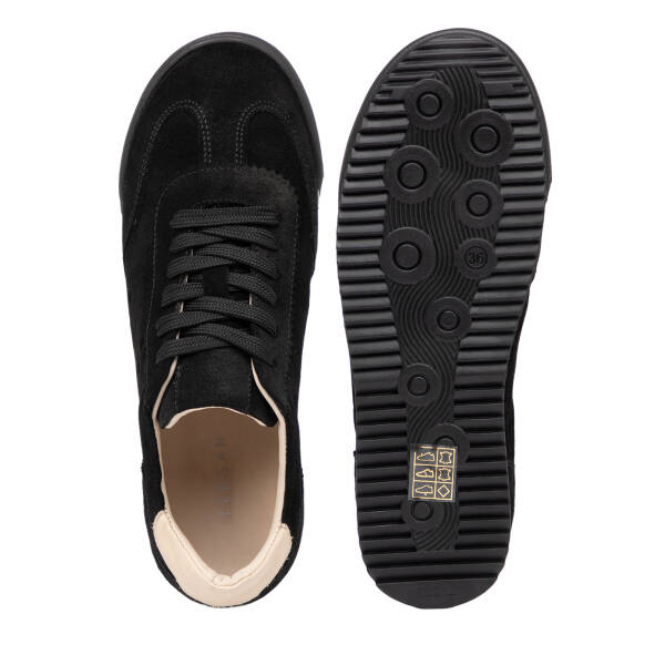Siyah Hakiki Süet Deri Kadın Sneaker - K26I1AY68530-A01 - 6