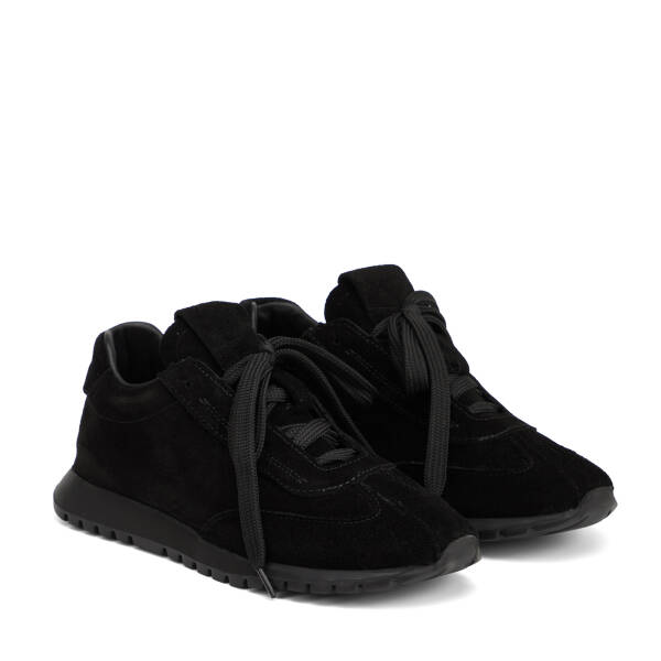 Siyah Hakiki Süet Deri Kadın Sneaker - K26I1AY68651-A01 - 2