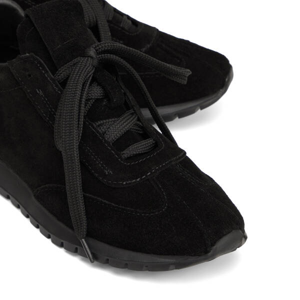 Siyah Hakiki Süet Deri Kadın Sneaker - K26I1AY68651-A01 - 3