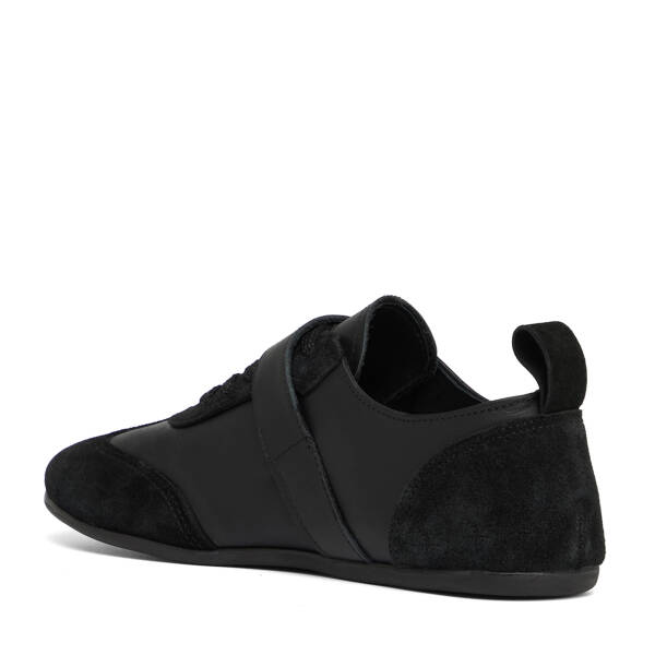 Siyah Hakiki Süet Deri Kadın Sneaker - K26S1AY68838-W19 - 4