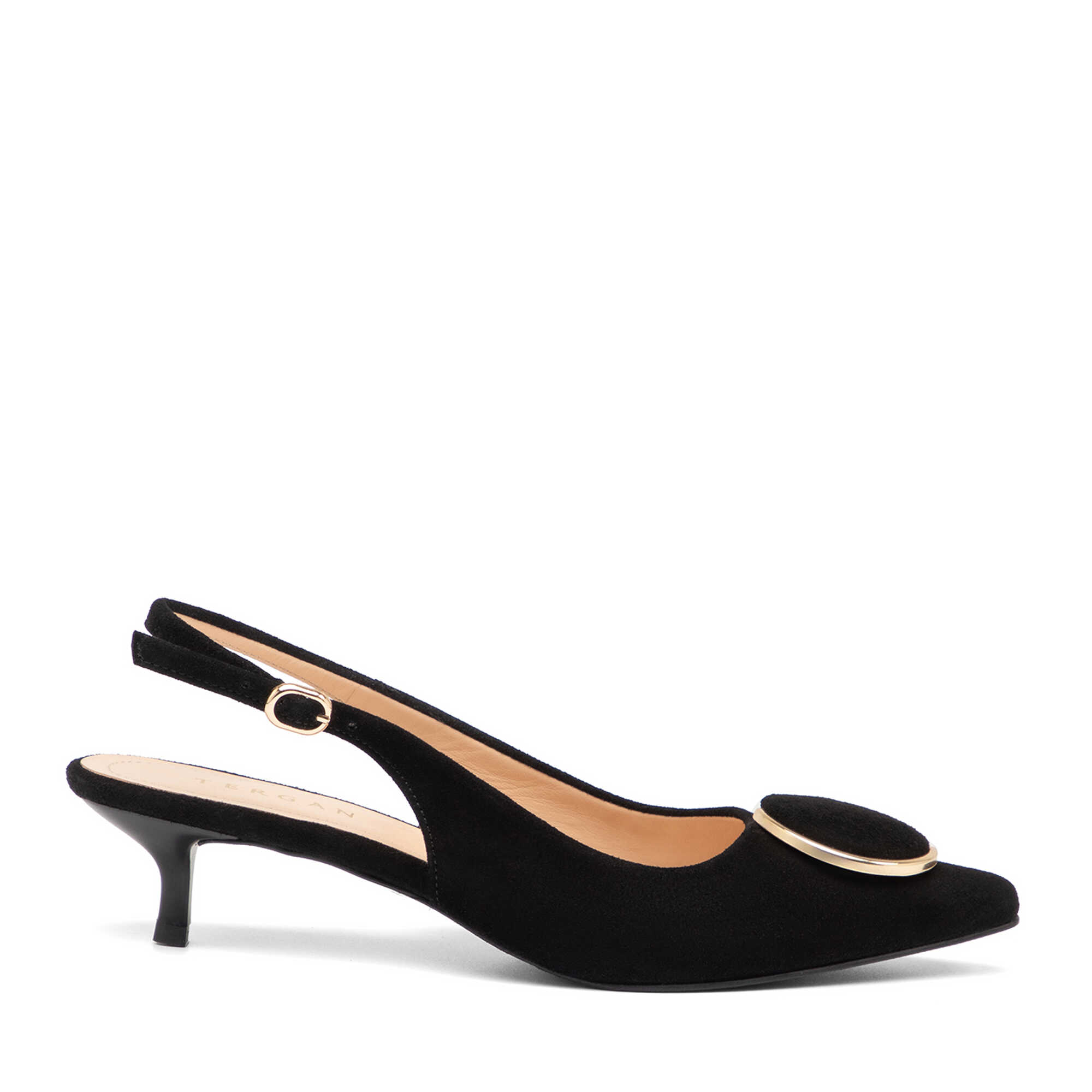 Siyah Hakiki Süet Deri Kadın Stiletto - K26Y1AY68395-A01