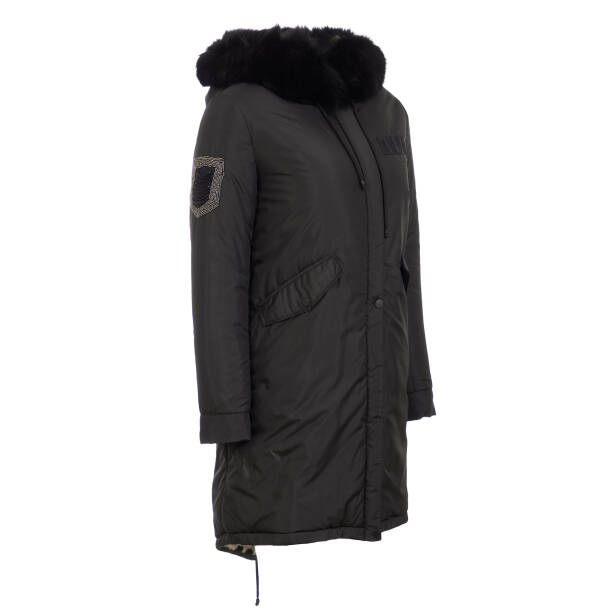 Siyah Kadın Deri Mont - K21KKM320226-R62 - 2