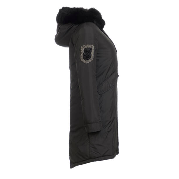 Siyah Kadın Deri Mont - K21KKM320226-R62 - 3