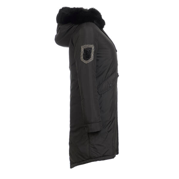 Siyah Kadın Deri Mont - K21KKM320226-R62 - 3