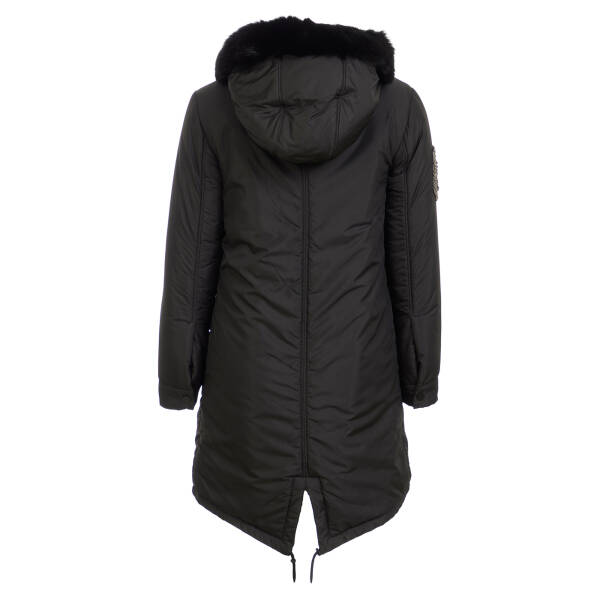 Siyah Kadın Deri Mont - K21KKM320226-R62 - 4