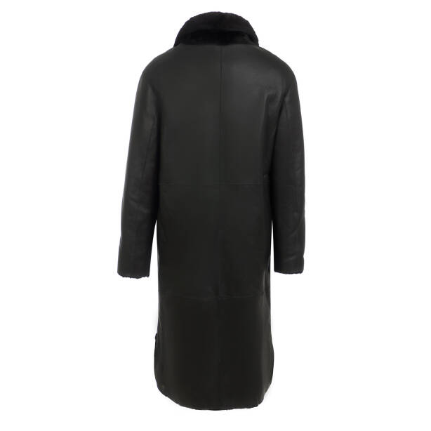 Siyah Kürk Kadın Kürk Kaban - K24KKM320453-Q5J - 4