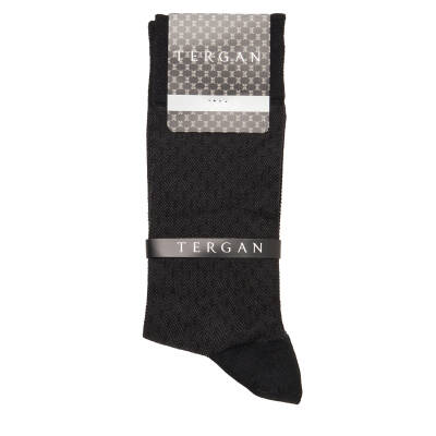  Siyah Merserize Erkek Çorap - E23I1CR20255-D62 