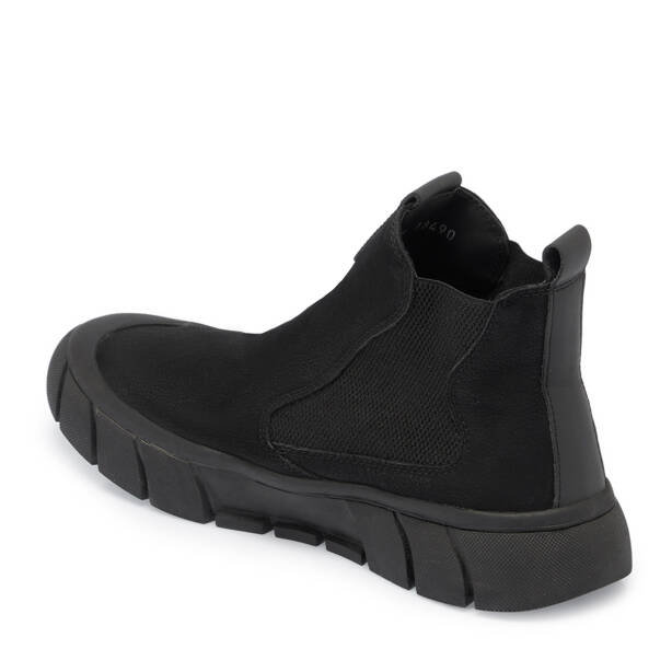 Siyah Nubuk Deri Erkek Bot - E23K1BT56395-A64 - 2