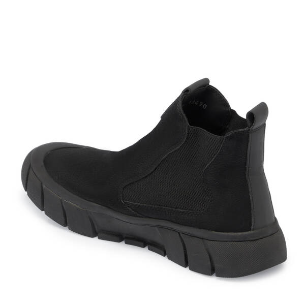 Siyah Nubuk Deri Erkek Bot - E23K1BT56395-A64 - 2